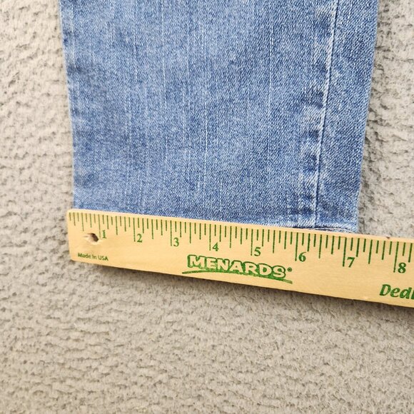 VTG Lee Rider Jeans Women's 6P Blue Straight Leg High Rise Classic Ladies Denim - Picture 7 of 12